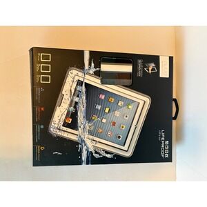 Lifeproof Nuud Waterproof Case for iPad 2 3 4 White Gray Rugged Protective Cover